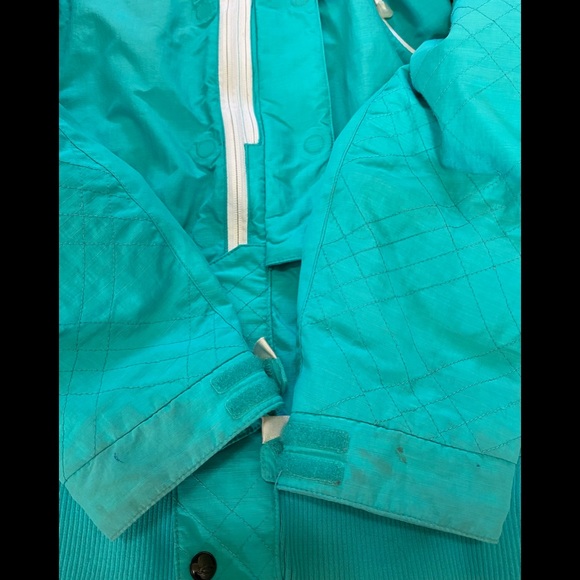 SOLD- Oakley Turquoise Ski Snowboard Jacket Men’s XS or Women’s Medium - Picture 7 of 9